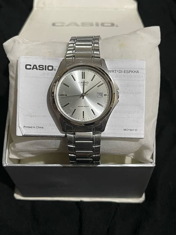 casio original watch read add 1