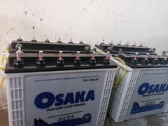 4 Osaka  battery Ta 1800 7  month use warranty card bhi sath Hai