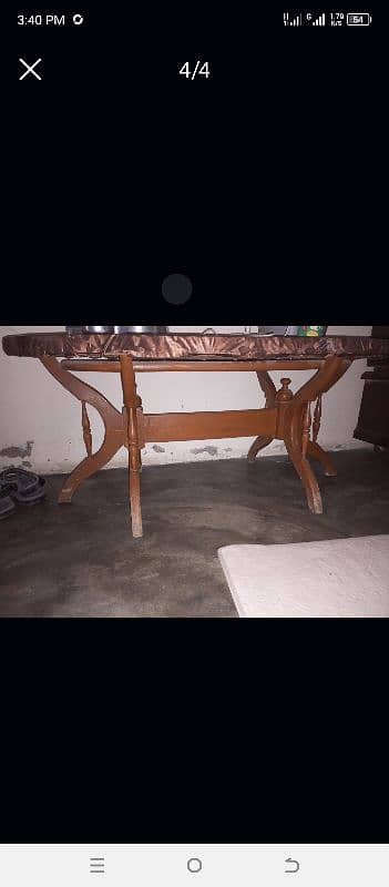 bed, side tables, foam, dressing table, 2x chairs and table 6