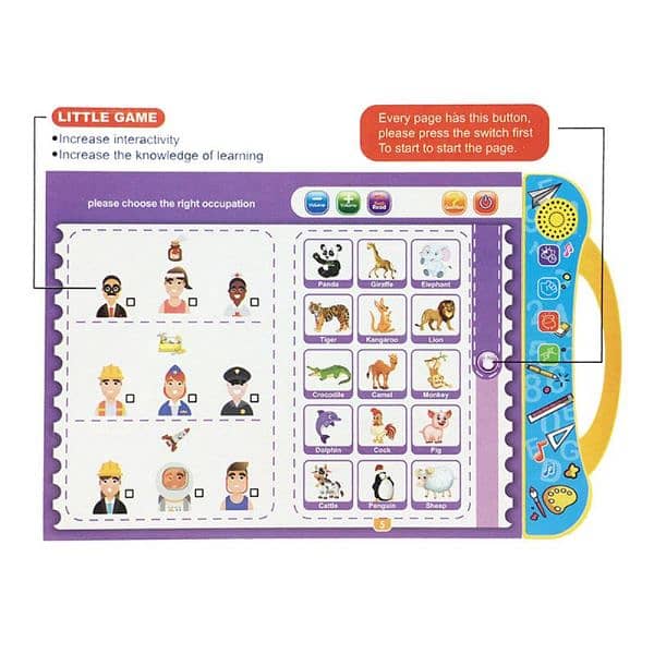 Study Book Digital Learning Book For Kids 2