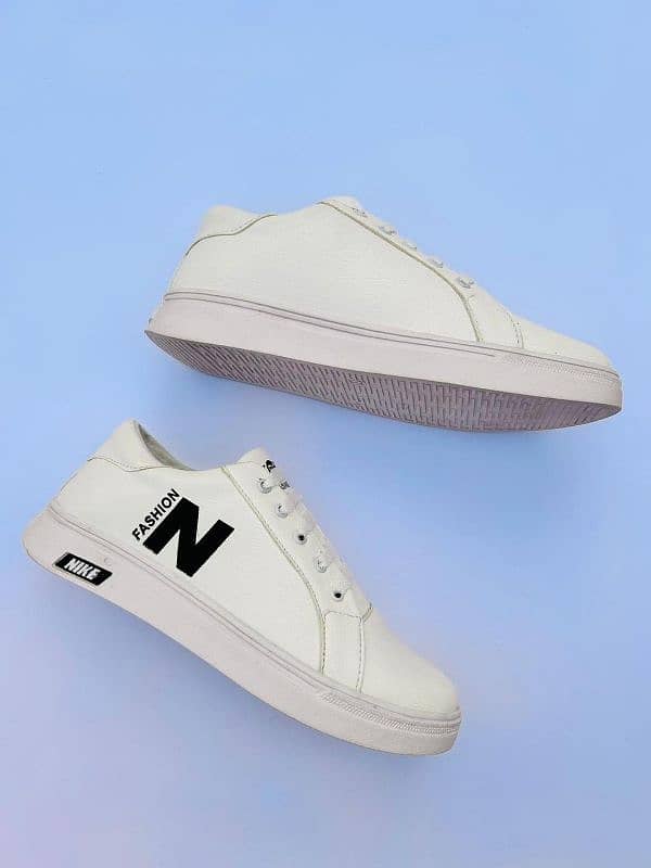 Synthetic Leather Casual Sneakers 2