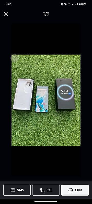 Vivo V40 just box open 12 month warranty 0