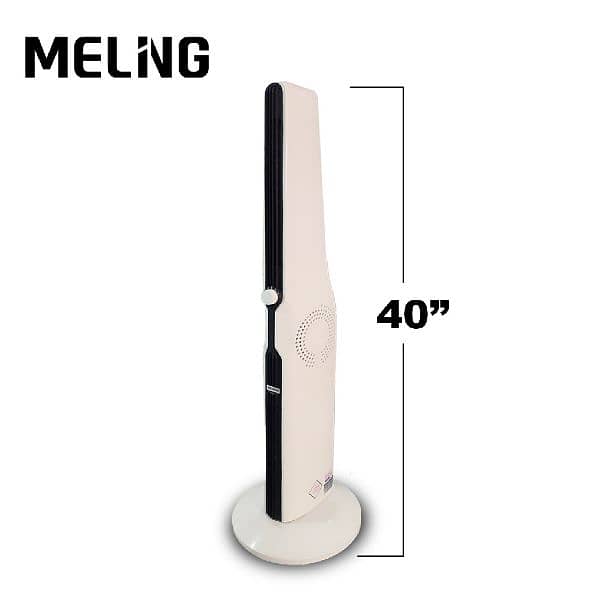 MELING Electric Ceramic Heater - 1000-2000W - Standing Room Heater 1