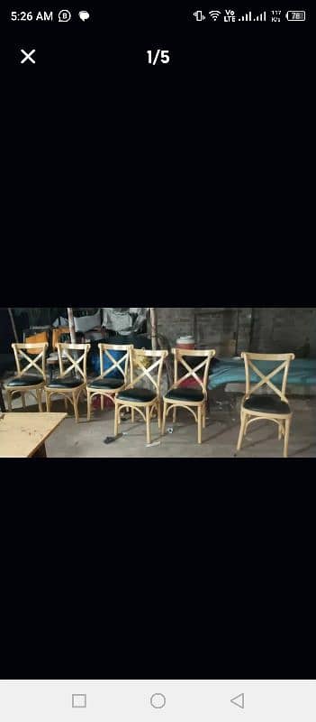 Bulk Stock's Avail Chair Cafe Restaurant Hotel Banquet Marquee Fine Di 6