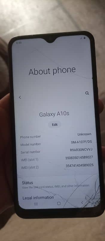 Samsung A10s 5