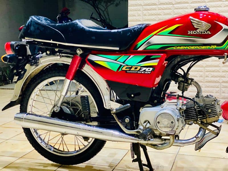 Honda CD-70 (Balochistan registered) for sale 9