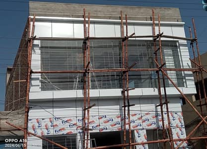 curtain wall spider glass fixed glass alucobond wall cladding acp tile