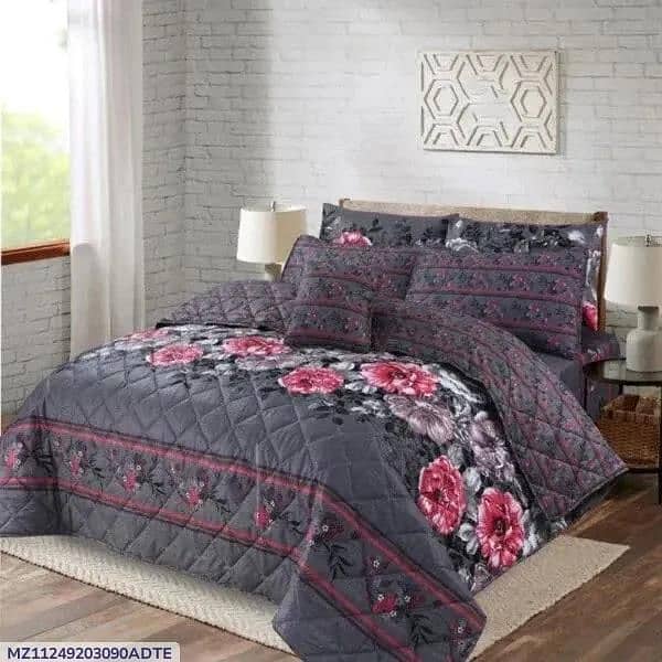 7pcs cotton printed comfurt set 3