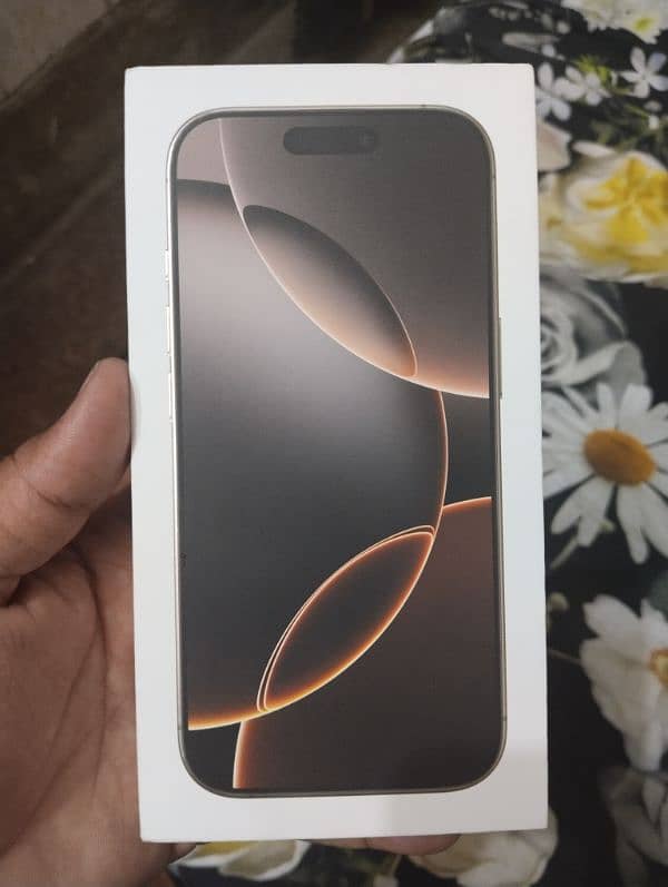 iPhone 16Pro 128 GB Desert Titanium for sale non PTA. 3