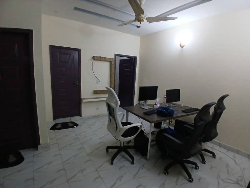 2.5 MARLA GROUND OFFICE FOR RENT IN JOHAR TOWN LAHORE 0