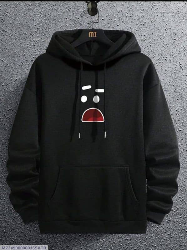 1 Pc Men's Fleece Printed Hoodie 4