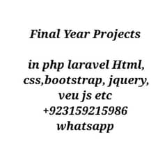 final Year Projects and business projects for you success.