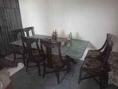 dining table and 6 chairs