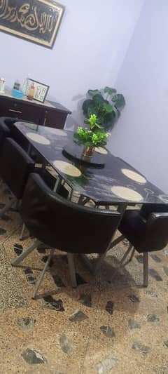 New Imported , Swing , Space Saving Dining Table with 6 Chairs