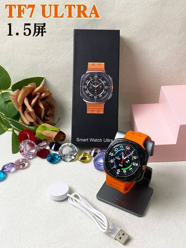 Smart Watch Ultra , Tf7 Ultra 1.5 ,round Dial 2