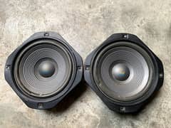 10" woofers speaker pair high bass