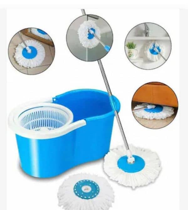 Spin mop 360 degree cleaning 2