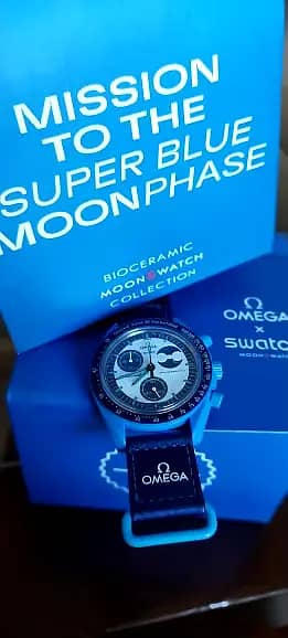 OMEGA X SWATCH MISSION TO SUPER BLUE MOON 1