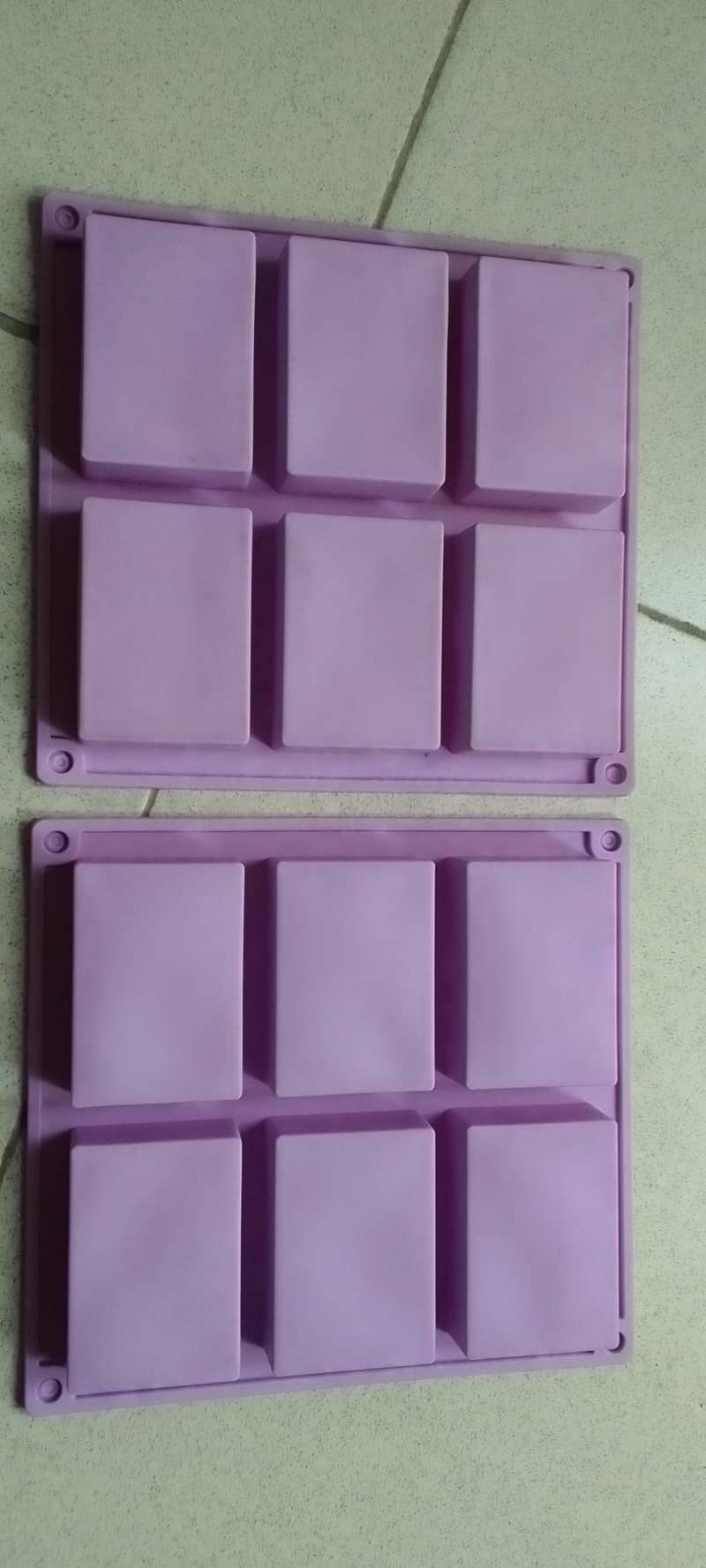 Rectangle Shape Soap And Baking Mold 6 Cavity 3