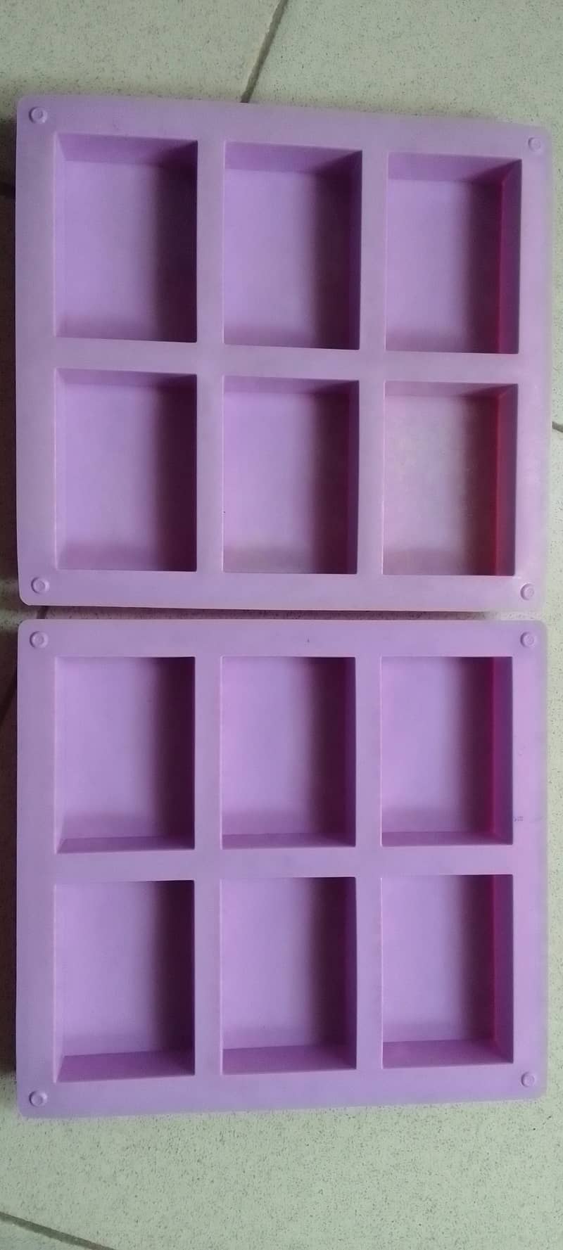 Rectangle Shape Soap And Baking Mold 6 Cavity 4