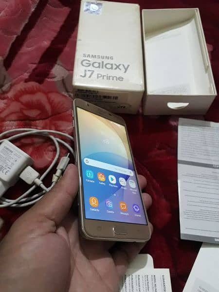 Samsung J7 Prime,Full box,Ram 3gb,Memry 16gb,(03165859104) 8