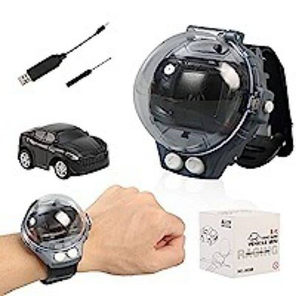 1 Pcs Mini Wrist Watch Car (Rechargable) 8