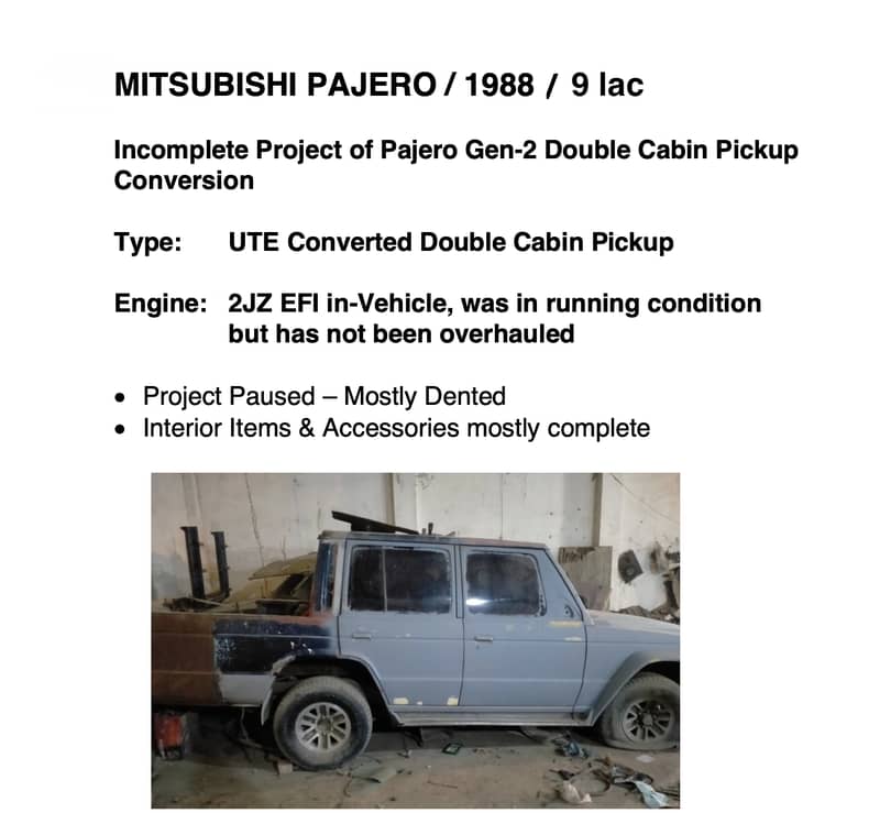 Mitsubishi Pajero 1988 1