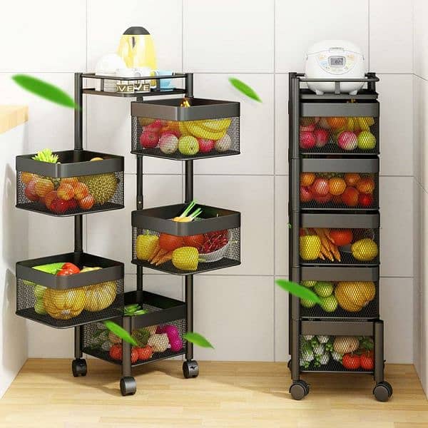 5 Layer Rotatable Fruit Basket 0