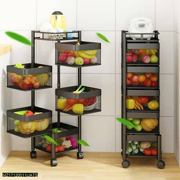 5 Layer Rotatable Fruit Basket 3