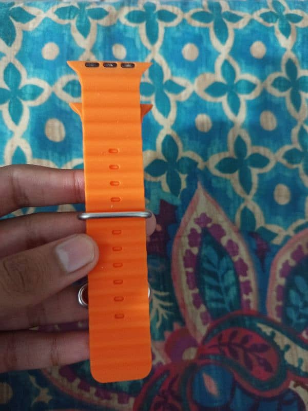 Pack of 2 new Orange straps for smart watch 0