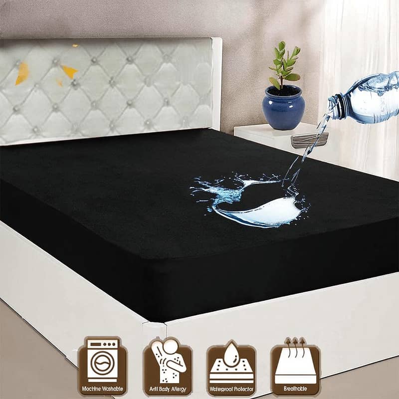 Waterproof mattress cover (FREE HOME DELIVERY ALL OVER THE PAKISTAN) 10