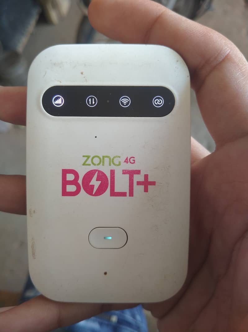 Zong 4G Bolt+ sale urgent 0