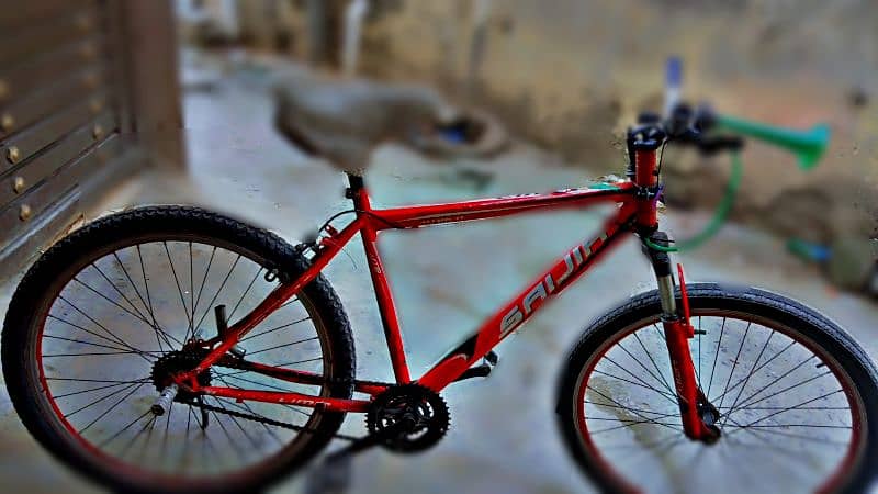 saigan bicycle red colour 0