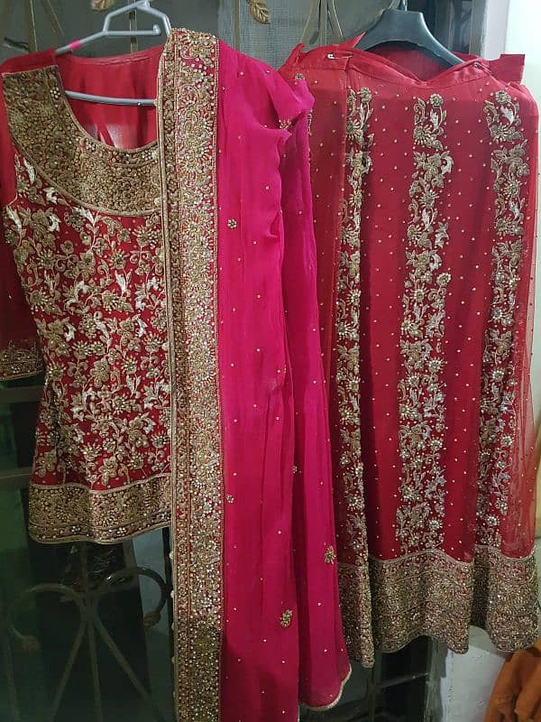 Barat Lehnga Maroon for sale 1