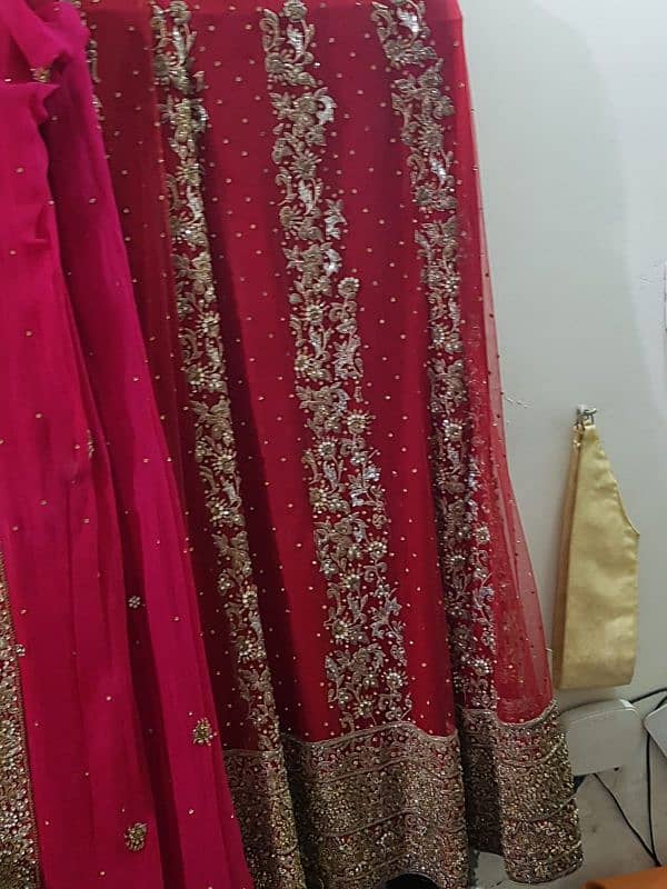 Barat Lehnga Maroon for sale 2