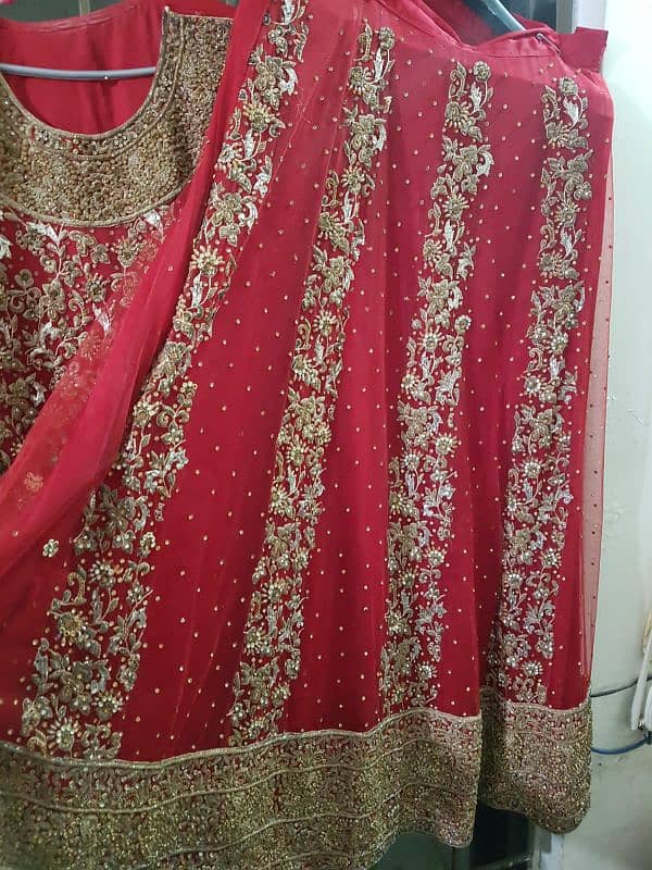 Barat Lehnga Maroon for sale 4