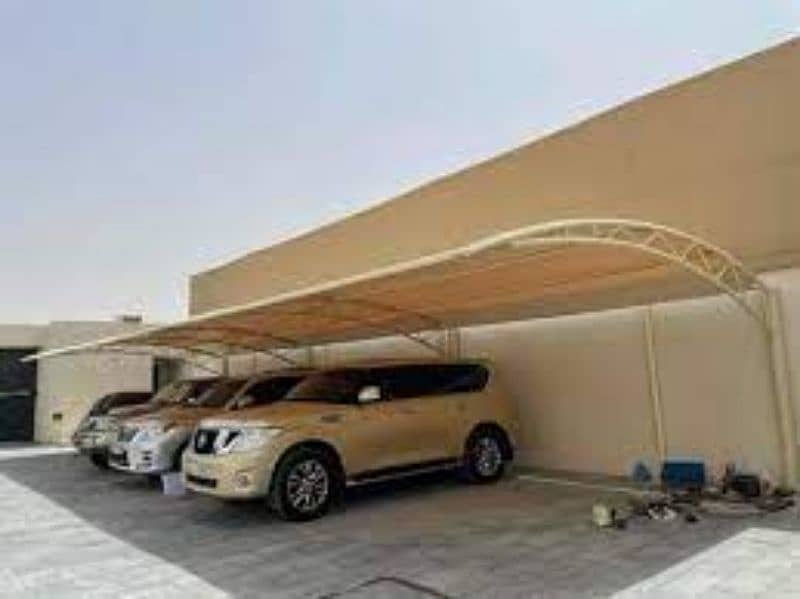 Tensile pvc car parking shads03033487522 5