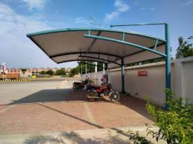 Tensile pvc car parking shads03033487522 7