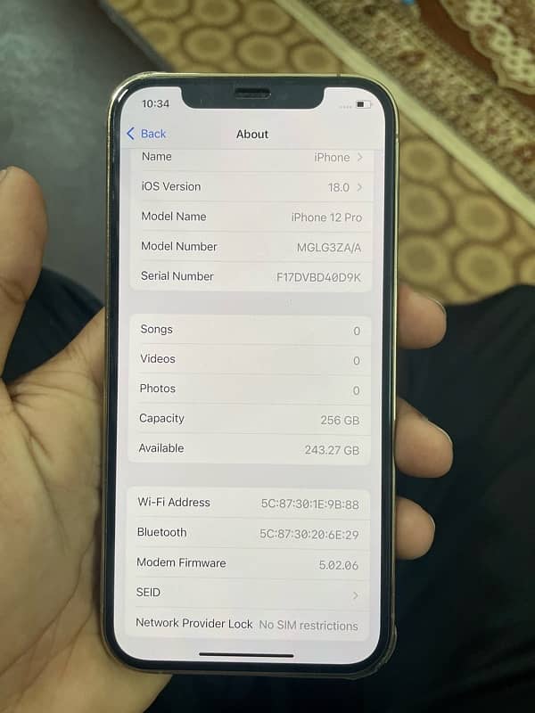 iphone 12 pro 256gb pta approved 4