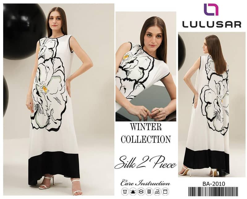 *LULUSAR* Digital Printed 2pc *Fabric Silk* 10