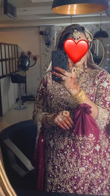 Bridal Farshi Lengha with potli 4