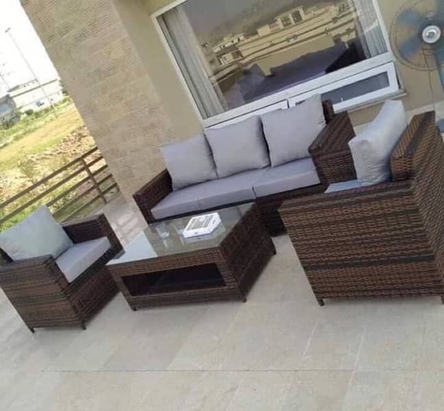 4 Seater Rattan sofa set 5