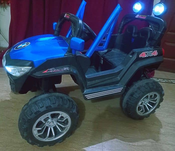 Kids BMW Jeep car Big size all ok with swing mode excellent condition 5