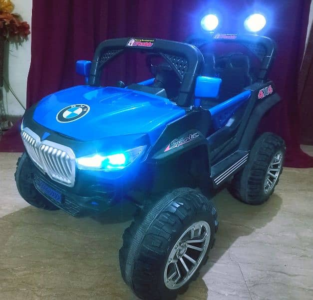 Kids BMW Jeep car Big size all ok with swing mode excellent condition 7