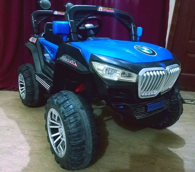 Kids BMW Jeep car Big size all ok with swing mode excellent condition 8