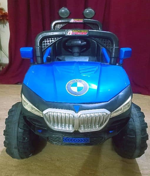 Kids BMW Jeep car Big size all ok with swing mode excellent condition 9