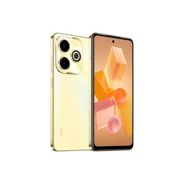 Infinix Hot 40i golden color 6+6.128 gb with box charger 0