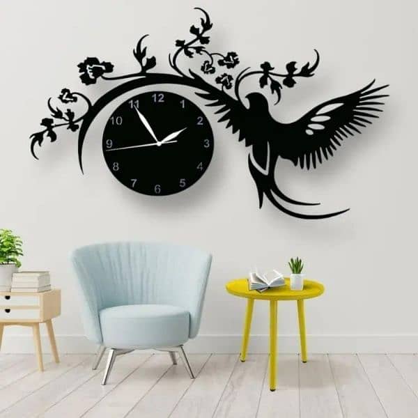 Eagle design Wooden Wall Clock 0