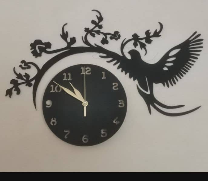 Eagle design Wooden Wall Clock 3