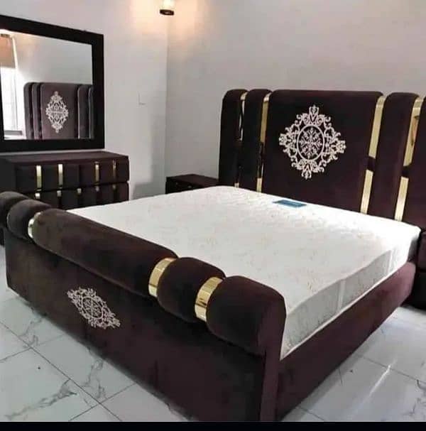 dubal bed wooden beds Turkish design on factory rets 0